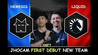 FIRST DEBUT JHOCAM NEW TEAM WITH EX TALON - NEMESIS VS TEAM LIQUID GROUP STAGE DLS 27 DOTA 2