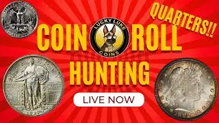 Hunting Quarter Rolls For Silver! LIVE!!  12-16-25