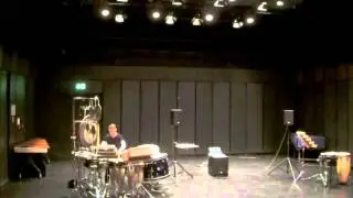 Minas Borboudakis: Evlogit&aacute;ria for percussion solo (2001)