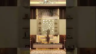 POOJA ROOM FOR SHORT AREA #shortsvideo #poojaroomdecor #housedesign #interiordesign