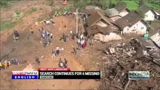Search Continues for Residents Missing in Bandung Landslide