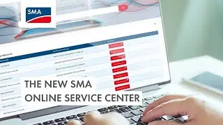 The new SMA Online Service Center (english version)