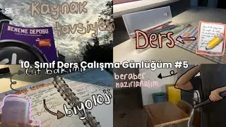 10. Sınıf Ders Çalışma Günlüğüm #5|beraber hazırlanalım,ders,tavsiye|#keşfet #reklam #tyt 
