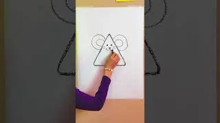 Draw Using Shapes! 🔺✏️ Fun Art #shapes #drawing