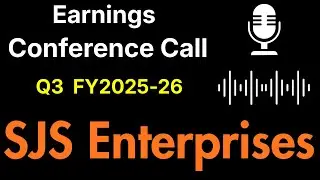 S J S Enterprises share Q3 FY2025-26 Earnings Conference Call ||