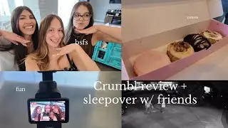 Fun Weekend Vlog | *crumbl review, late night food haul, sleepover, dutch bros run* |