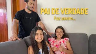 Ele não era o pai biológico… mas fez isso pelas duas