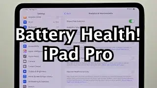 iPad Pro: How to Check Battery Health (2025)