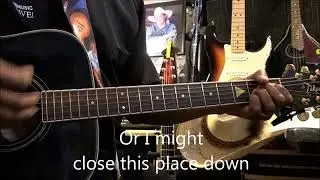 YOU AIN'T WORTH THE WHISKEY Cole Swindell Acoustic Guitar Lyric Cover - Lesson Link Below ​