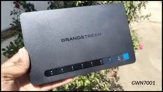 Настройка маршрутизатора Grandstream GWN7001 и подключение к Интернету.
