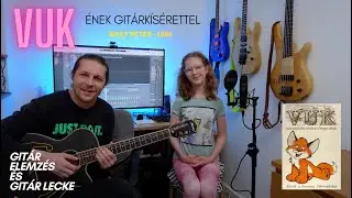 Wolf Péter - Vuk filmzene | Gitár és ének plusz gitárlecke.