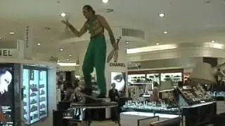 Circus Act in House of Fraser Manchester.