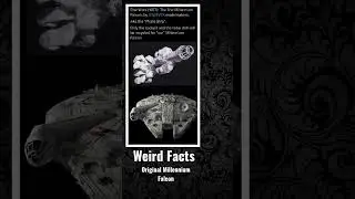 Weird Facts #shorts Original Millennium Falcon Star Wars