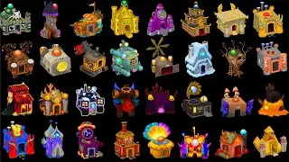 All Inactive Epic Wubbox Vs Epic Wubbox Fanmade on All Islands | My Singing Monsters