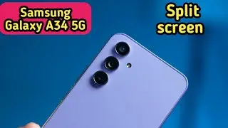 How To Enable Split Screen In Samsung Galaxy A34 5G, Samsung Galaxy A34 5G Mein Split Screen