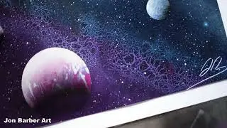 Spray Paint Art - Space