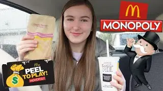 Eating McDonald's Monopoly Instant Wins for 24 Hours!