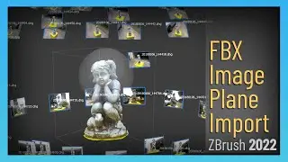 ZBrush 2022 - FBX Camera Image Plane Import!