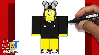 How to Draw KOALA KID 99 Nights in the Forest - ROBLOX ( EASY )