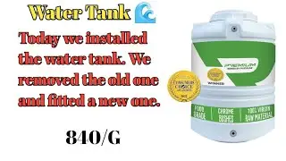 WATER TANK GI FITTING INSTALL LOOK AT ALWAYS OK 840/ G CPHS BUTT PLUMBING WORK 👍 💯✅