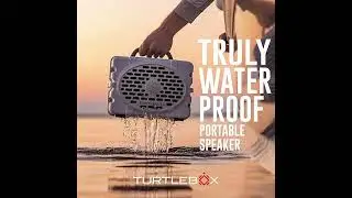 Turtlebox Gen 2 Outdoor Portable Bluetooth Speaker | Loud & Rugged, Waterproof, Impact Resistant