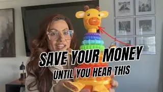 Montessori Giraffe Stacking Toy for Babies & Toddlers