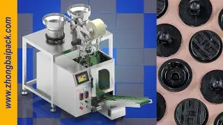 Plastic Parts Packing Machine Automatic Counting Bagging Printing Packing