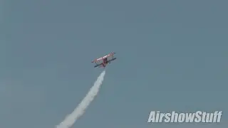 Jet Waco Hovers in Mid-Air - Thunder Over Michigan 2014