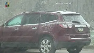 Winter Returns First Snow In Northern Iowa.