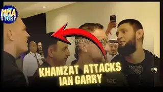 🚨:Khamzat Chimaev ATTACKS Ian Garry Backstage at UFC Qatar! 😱