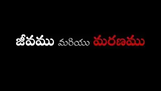 జీవము మరియు మరణము | Lesson 3