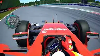 Sebastian Vettel Ferrari SF 15-T Onboard at Hungaroring | Assetto Corsa