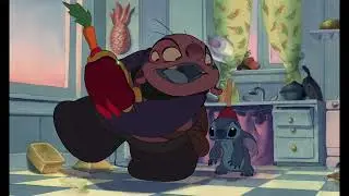 Lilo & Stitch House Explodes Hot Potato Scene Chris Sanders & David Odgen Stiers