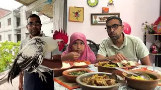 Big Cock Cooking On A Rainy day | ঝড়ো বৃষ্টির দিনে বড় মোরগ ধরে আনলাম