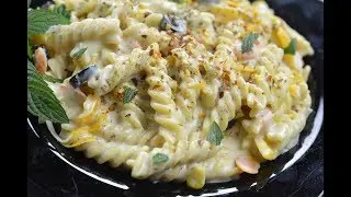 অল্প সময়ে হোয়াইট সস পাস্তা || Pasta in White Sauce | White Sauce Pasta | White sauce pasta Recipe