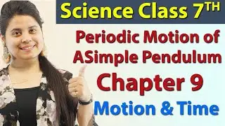 Periodic Motion of A Simple Pendulum, Chapter 9 - Motion & Time, Science Class 7th NCERT