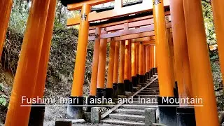 [4K]🇯🇵 Fushimi Inari Taisha and wonderful Sunset from Top of Inari, Kyoto, Walking Tour, Feb 2023