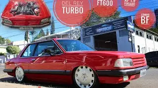 Del Rey turbo injetado FT600 suspensao a ar completo de rua. Joaquim Teixeira Racing