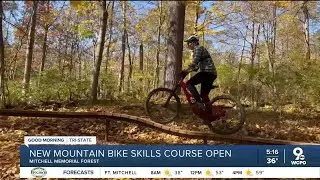 Mountain bike skills course opens at Mitchell Memorial Forest