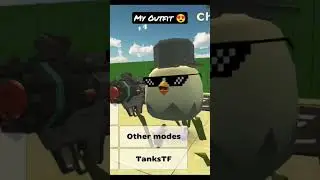 My outfit in chicken gun #shorts #chickengun