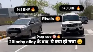 Scorpio S7 Vs Innova Crysta Drag Race 🎯🔥 || Shoking Results 😱