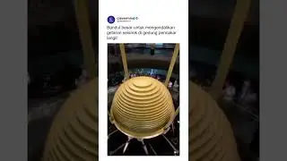 Large pendulum for controlling seismic vibrations in skyscrapers
