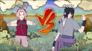 NARUTO 疾風伝 ナルティメットストーム３ - 第二章：集結の第七班 （サクラVSサスケ Ｓランク ノーダメージ） Part 6