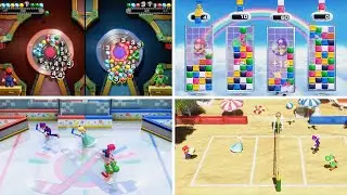 Mario Party Superstars - All Sports & Puzzles Minigames (MASTER CPU)