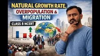 Class 8 Social Science | Natural Growth Rate Explained | Overpopulation & Migration | NCERT Syllabus
