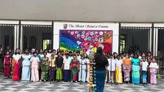 Key Stage 2 Choir Squad Performance at Avurudu Assembly held this morning