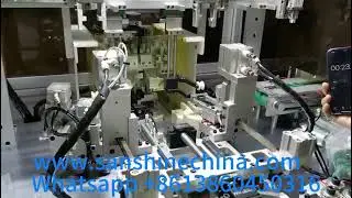 Fully automatic toroidal common mode inductor choke winding machine (SanShine SS-HK02)