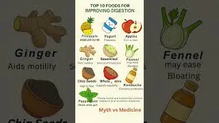 10 Science-Backed Foods That Improve Digestion 🌿 | Doctor-Verified Nutrition Facts #healthtips