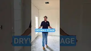 Drywall stage in New construction Texas #newconstructionhomes #homebuilder #homebuyers