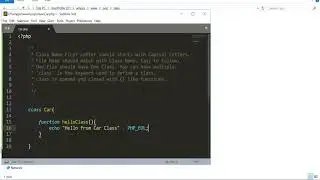 Define Classes in PHP | The Foundation of OOP